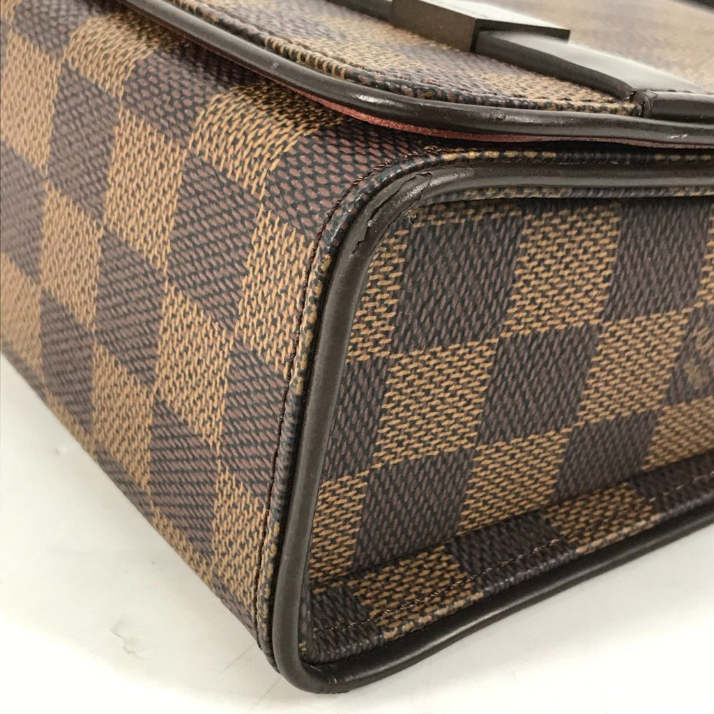 Louis Vuitton Brown Ebene Damier Canvas Shoulder Bag (Pre-Owned)
