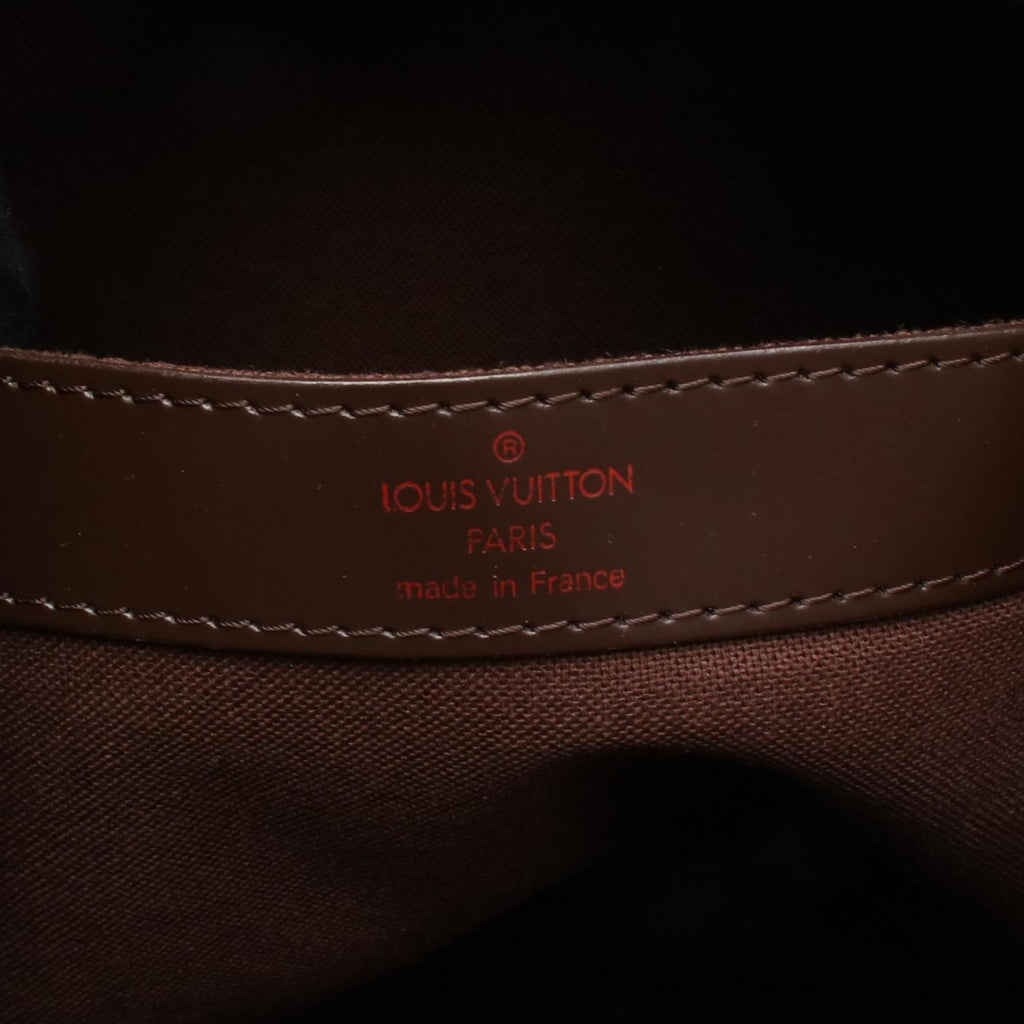 Louis Vuitton Brown Ebene Coated Canvas Leather Shoulder Bag (Pre-Owned)