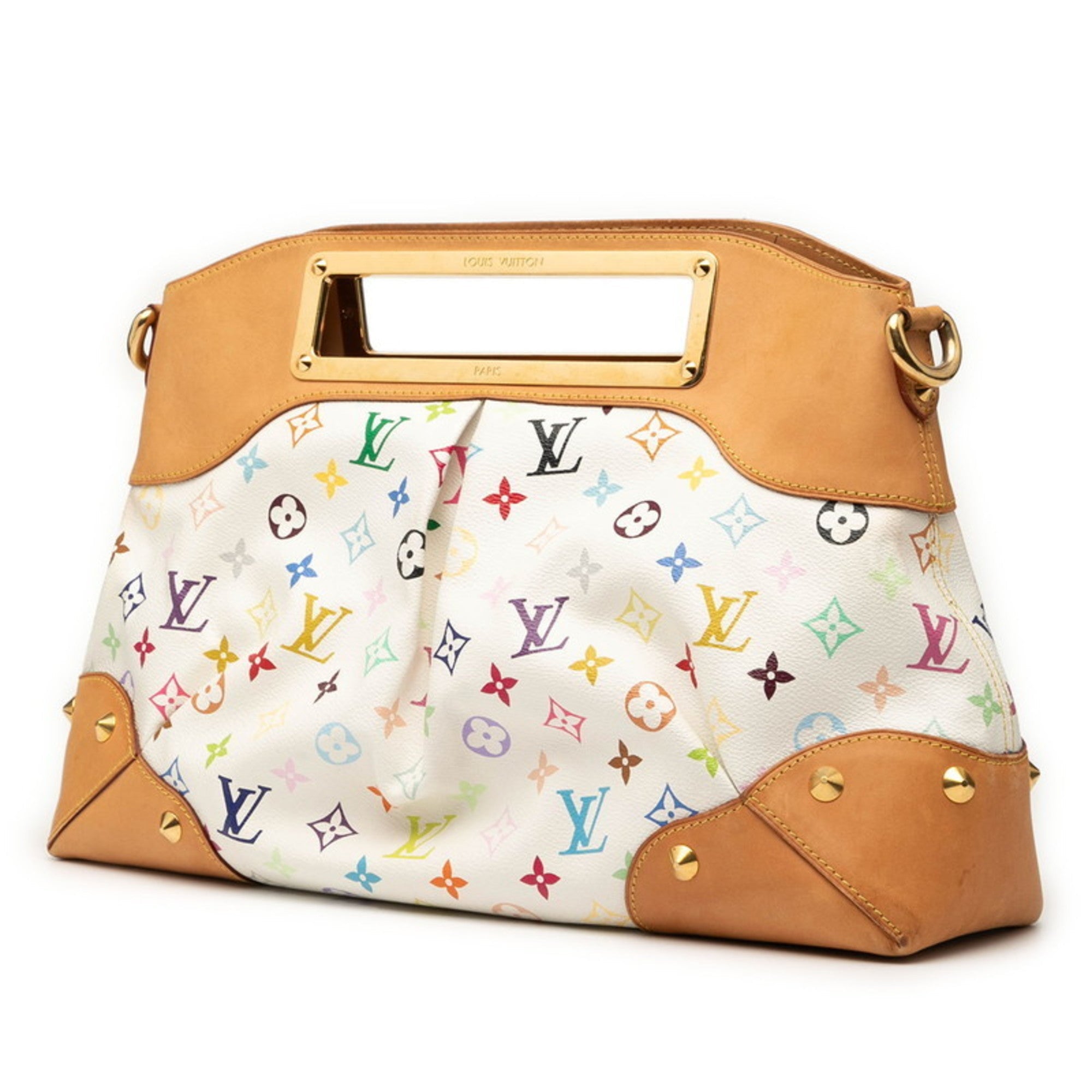 Louis Vuitton Blanc White Pvc Leather Handbag Shoulder Bag (Pre-Owned)