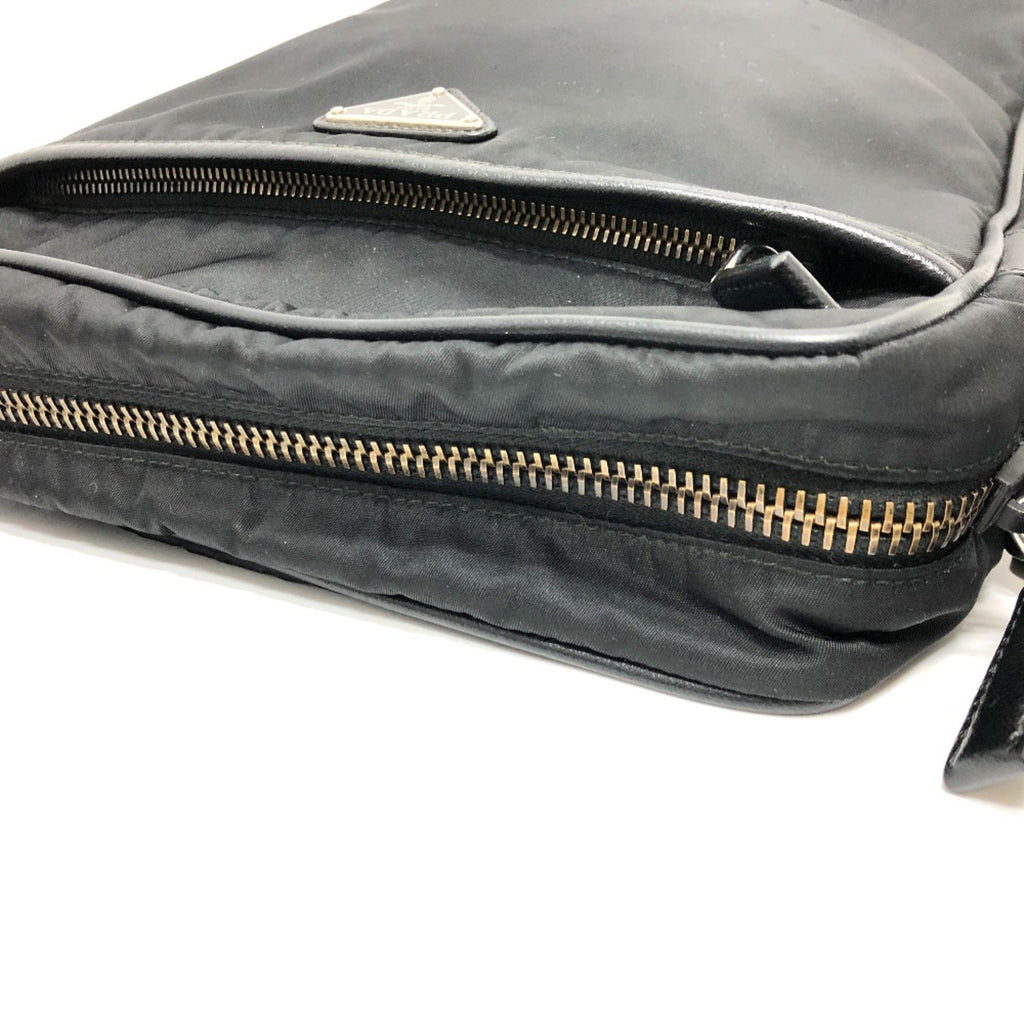 Prada Black Cloth Shoulder Bag (Pre-Owned)