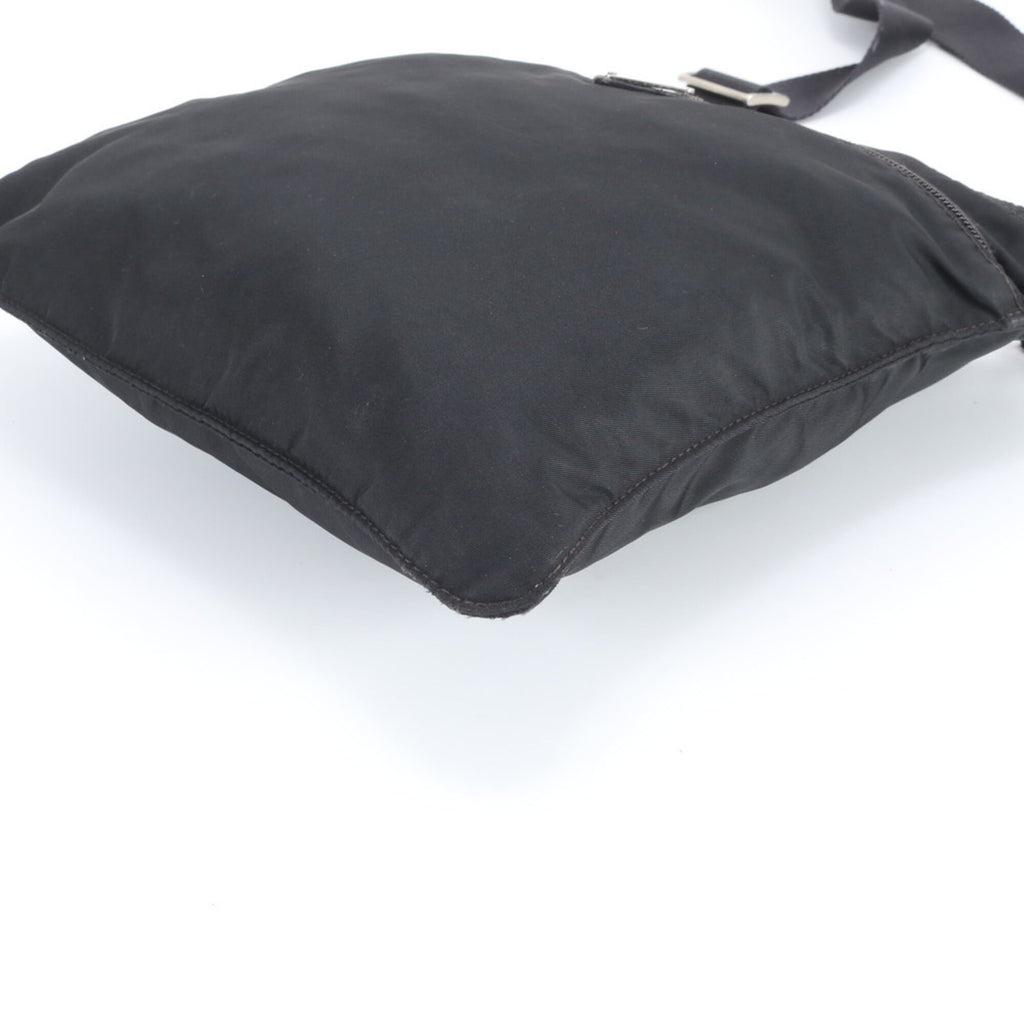 Prada Black Nylon Leather Shoulder Bag (Pre-Owned)
