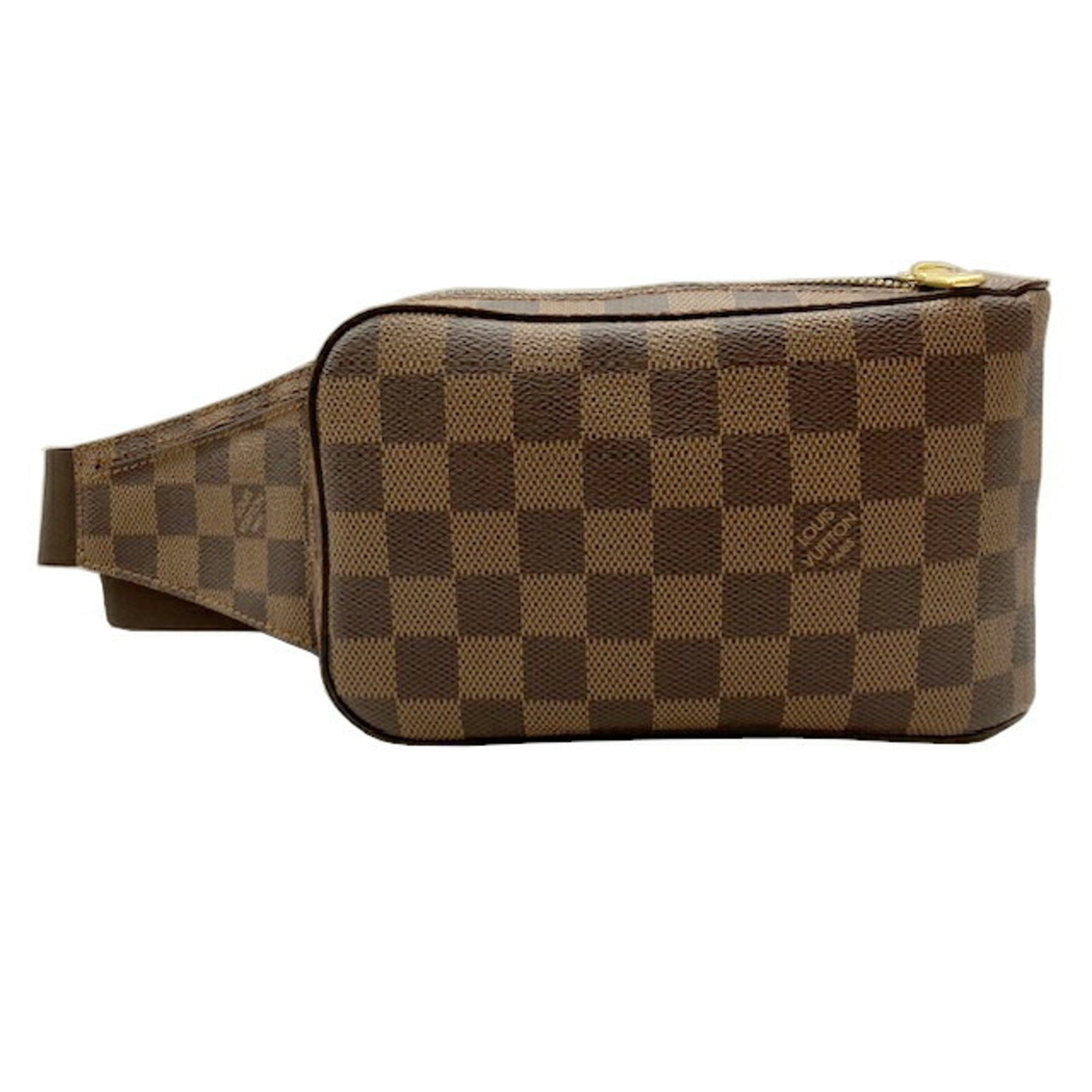 Louis Vuitton Ebene Damier Canvas Shoulder Bag Sling Bag (Pre-Owned)