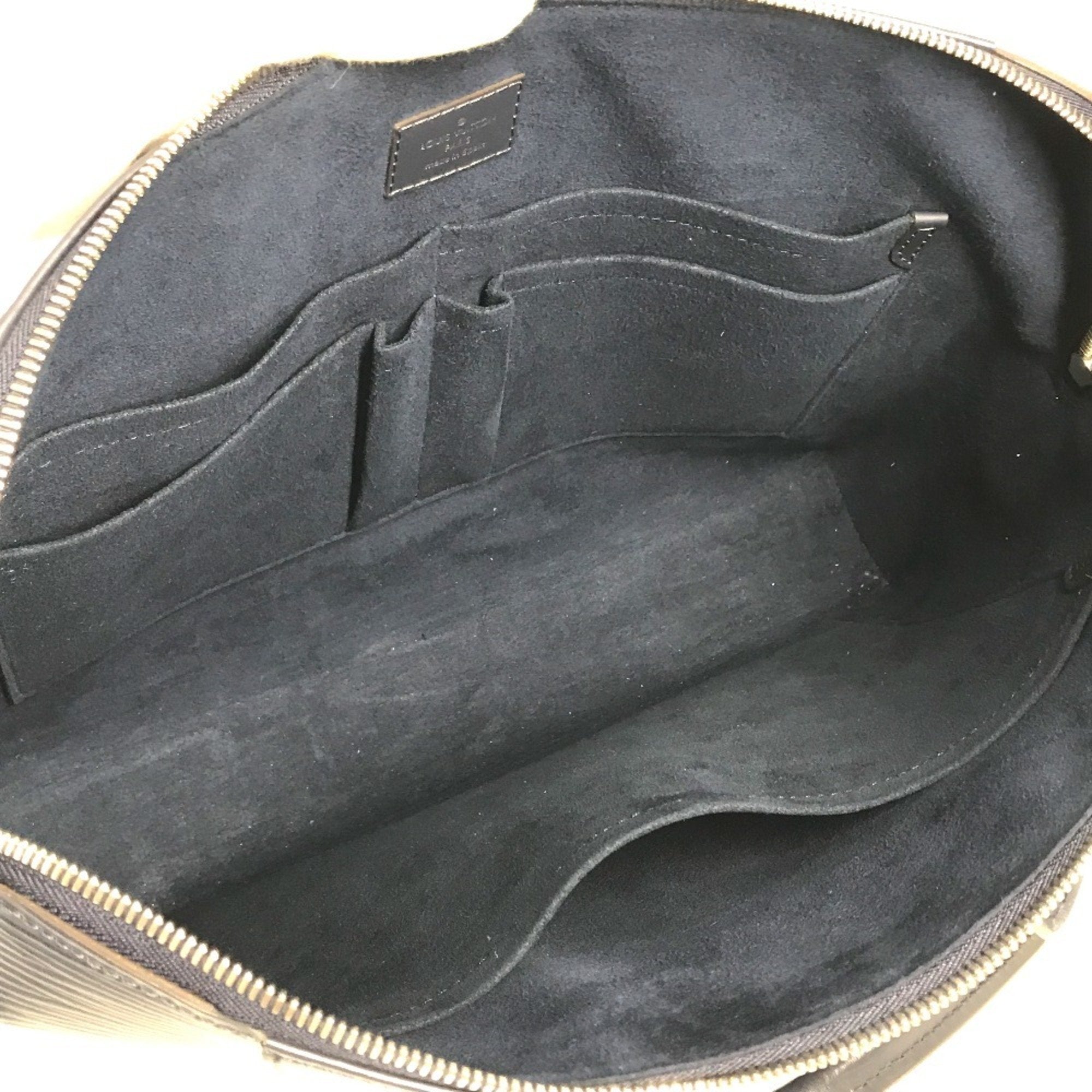 Louis Vuitton Navy Navy Blue Epi Leather Handbag (Pre-Owned)