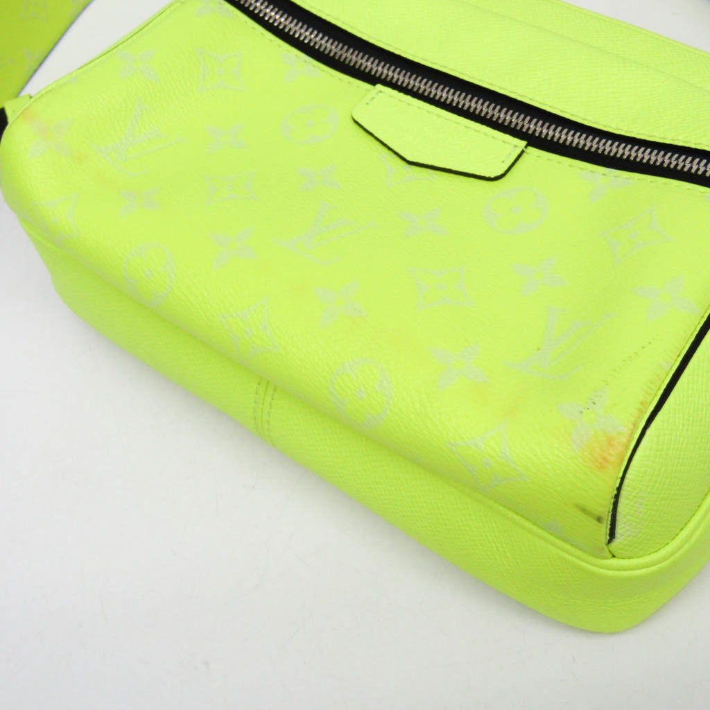 Louis Vuitton Outdoor Messenger Bag Monogram Taigarama Yellow Canvas Shoulder Bag Bag (Pre-Owned)