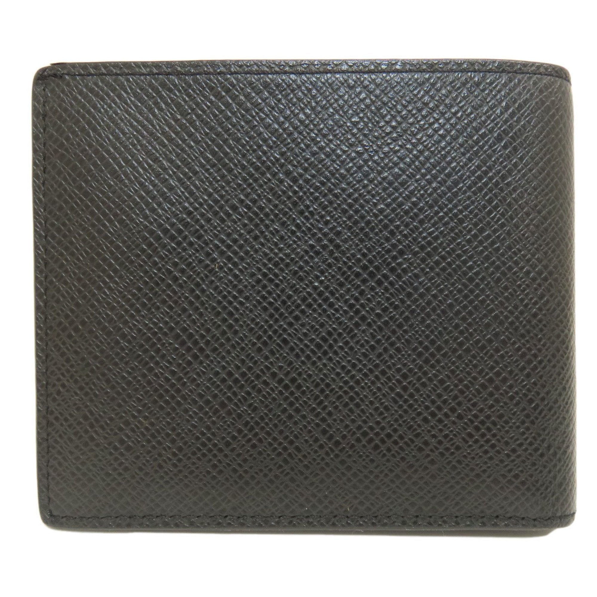 Louis Vuitton Black Taiga Leather Wallet (Bi-Fold) (Pre-Owned)