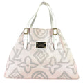Louis Vuitton Pink Canvas Leather Boston Bag Shoulder Bag Tote Bag (Pre-Owned)
