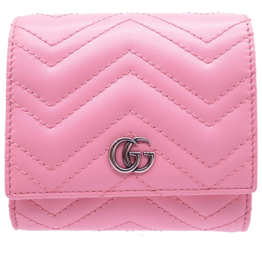 Gucci Pink Leather Wallet (Bi-Fold) (Pre-Owned)