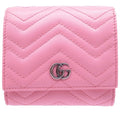 Gucci Pink Leather Wallet (Bi-Fold) (Pre-Owned)
