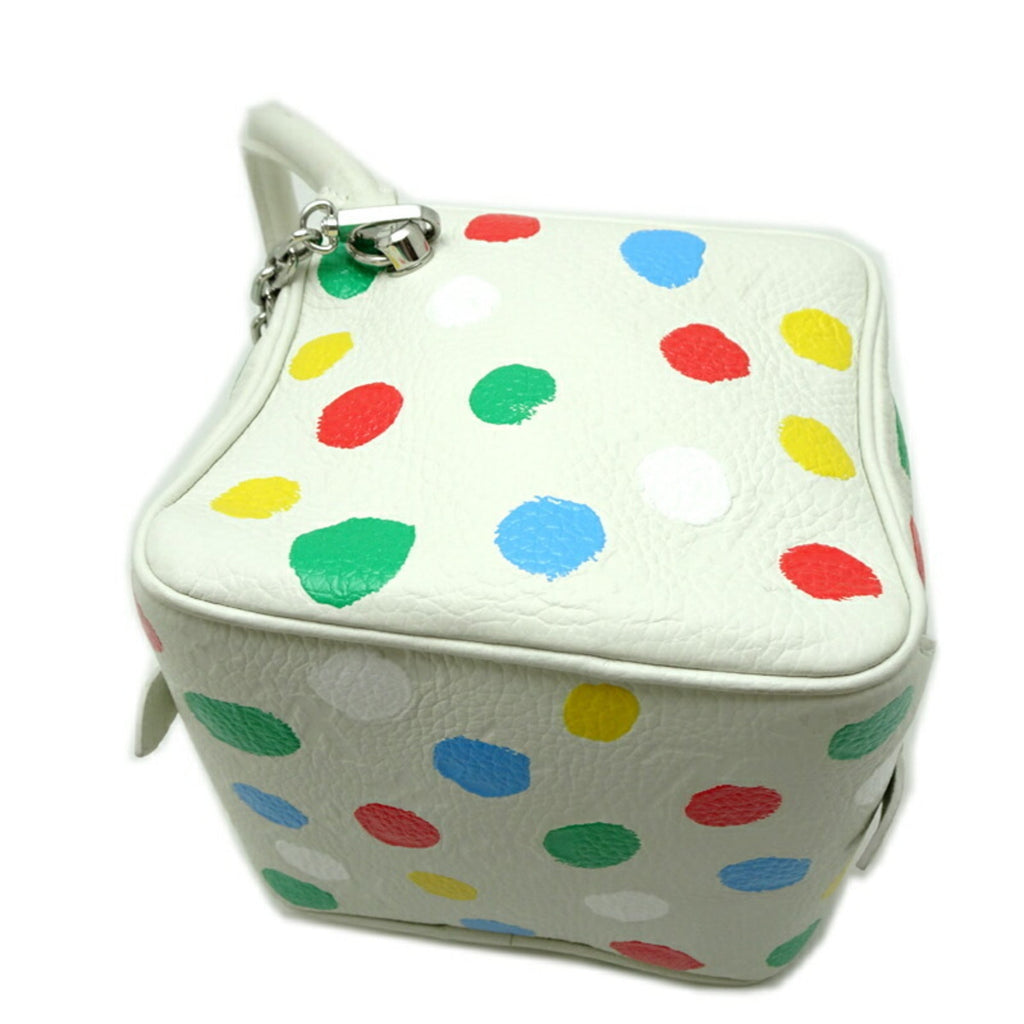 Louis Vuitton Multi-Color White Leather Shoulder Bag (Pre-Owned)
