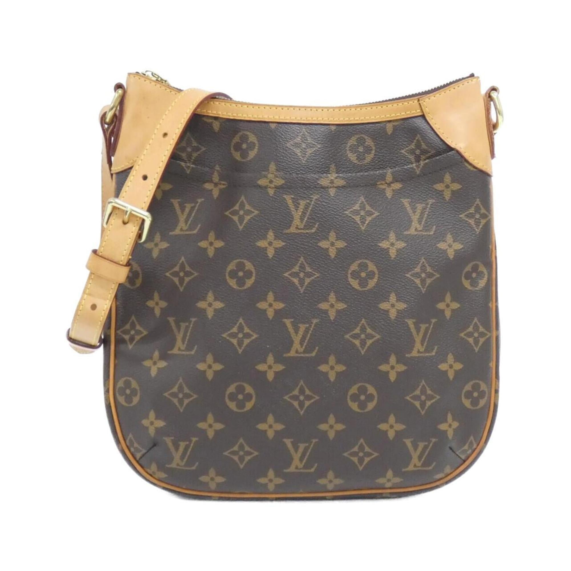 Louis Vuitton Marron Coated Canvas Shoulder Bag (Pre-Owned)