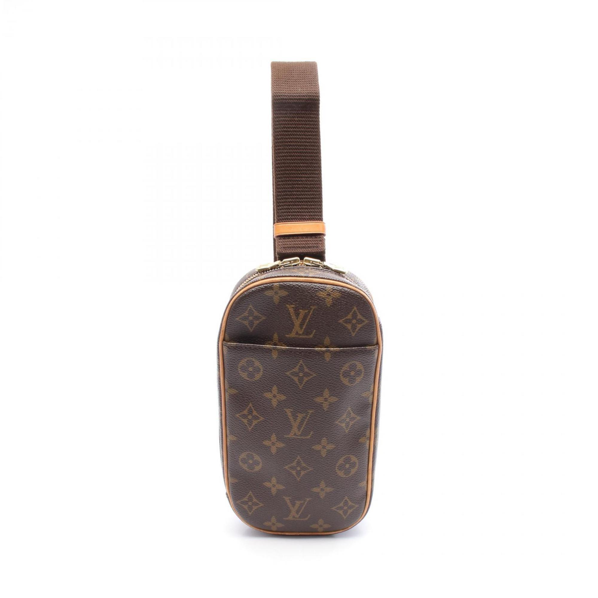 Louis Vuitton Brown Coated Canvas Fanny Pack (Pre-Owned)