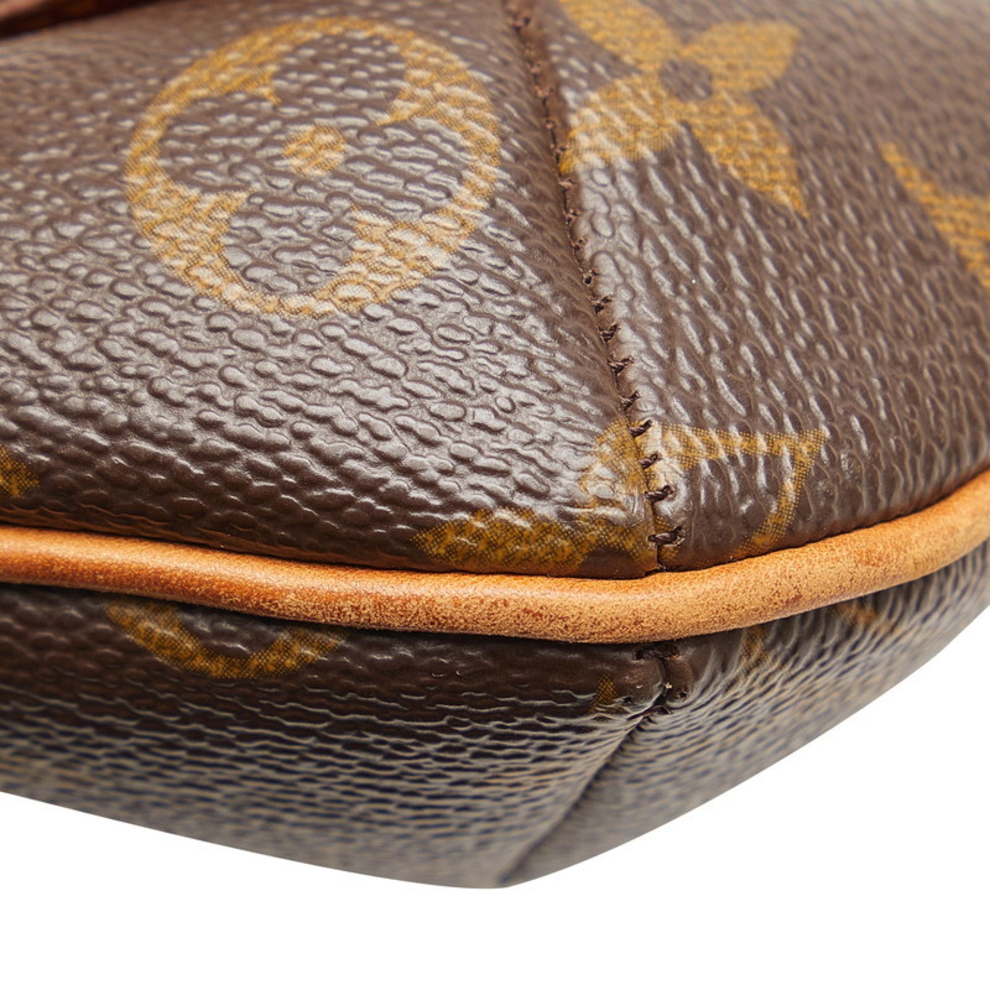 Louis Vuitton Brown Monogram Monogram Leather Shoulder Bag (Pre-Owned)