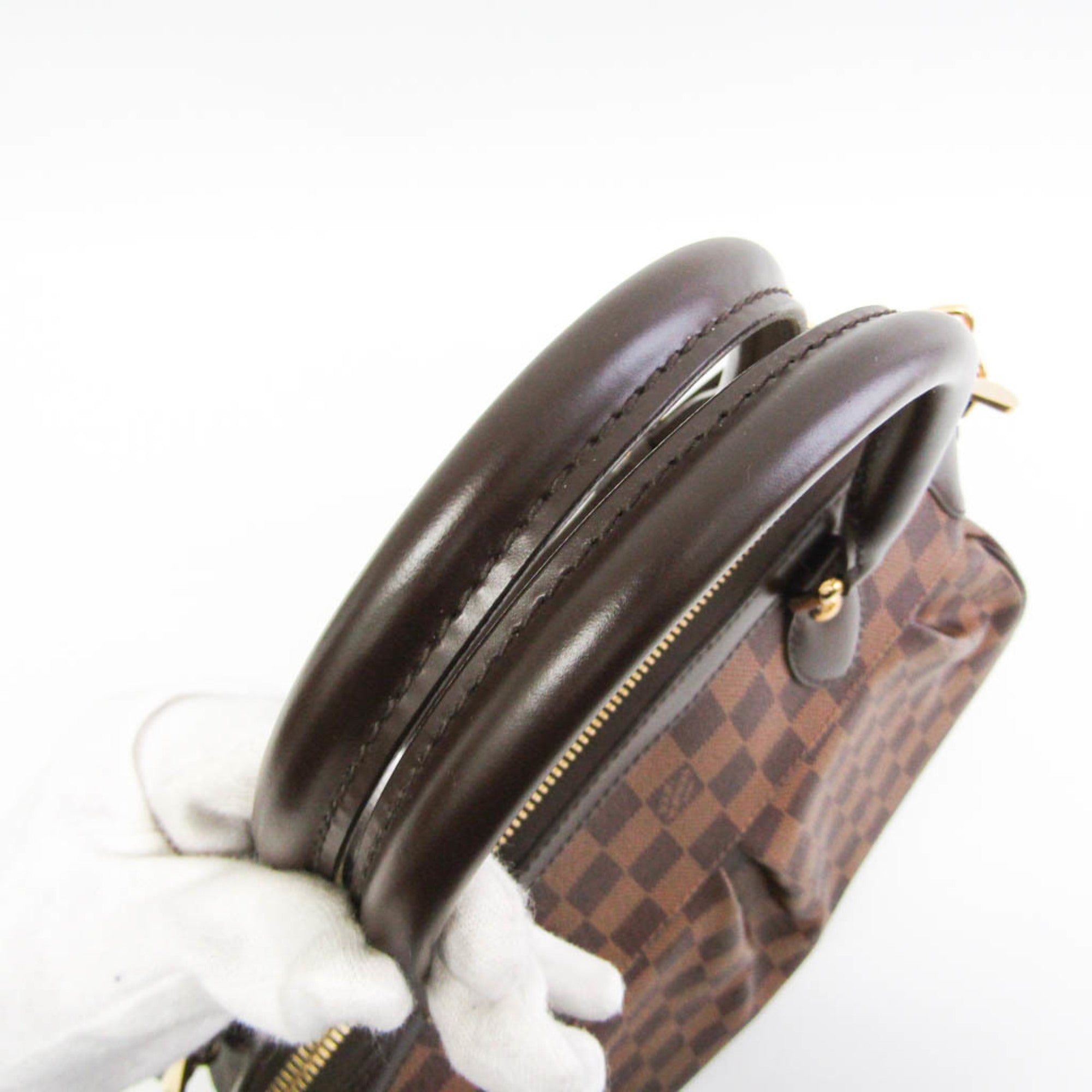 Louis Vuitton Damier Ebene Damier Canvas Handbag Shoulder Bag (Pre-Owned)