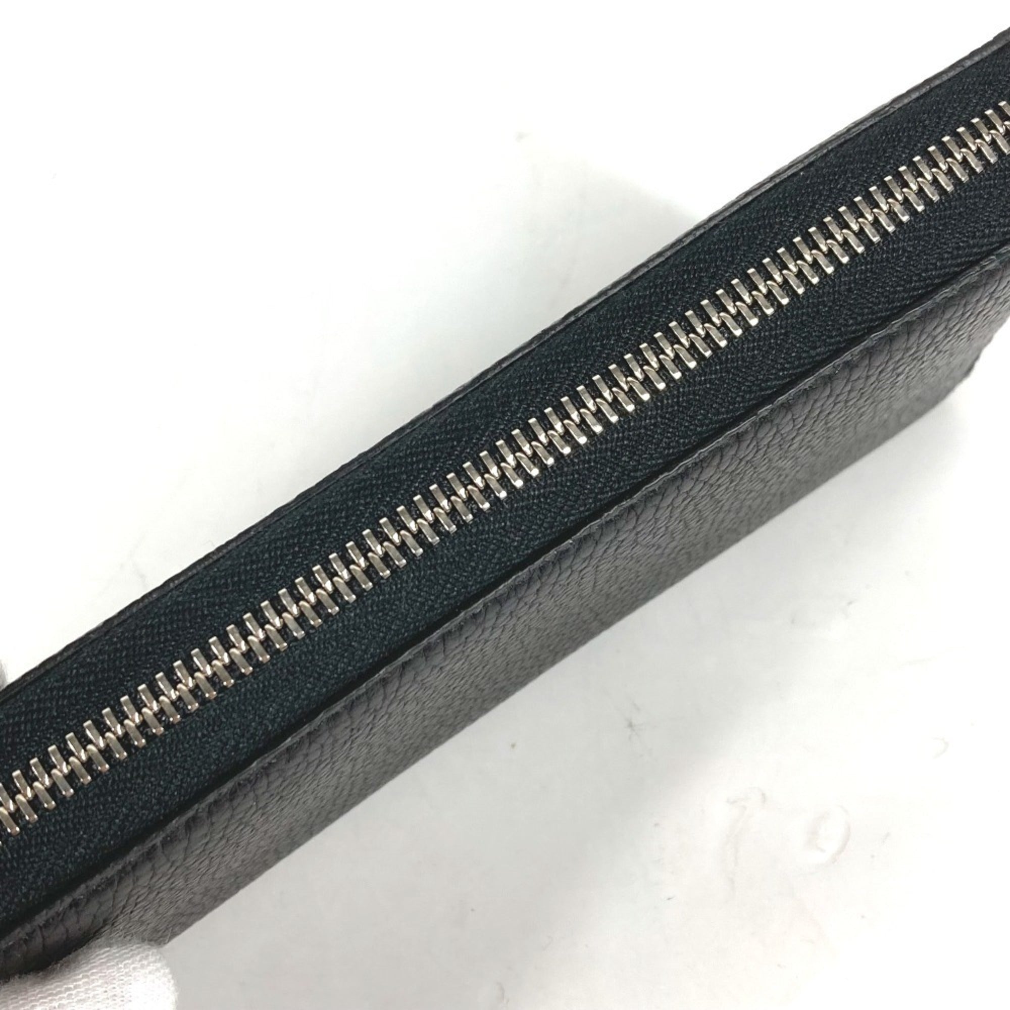 Gucci Black Leather Long Wallet (Bi-Fold) (Pre-Owned)
