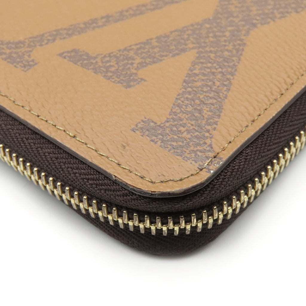 Louis Vuitton Brown Monogram Reverse Long Wallet (Bi-Fold) (Pre-Owned)