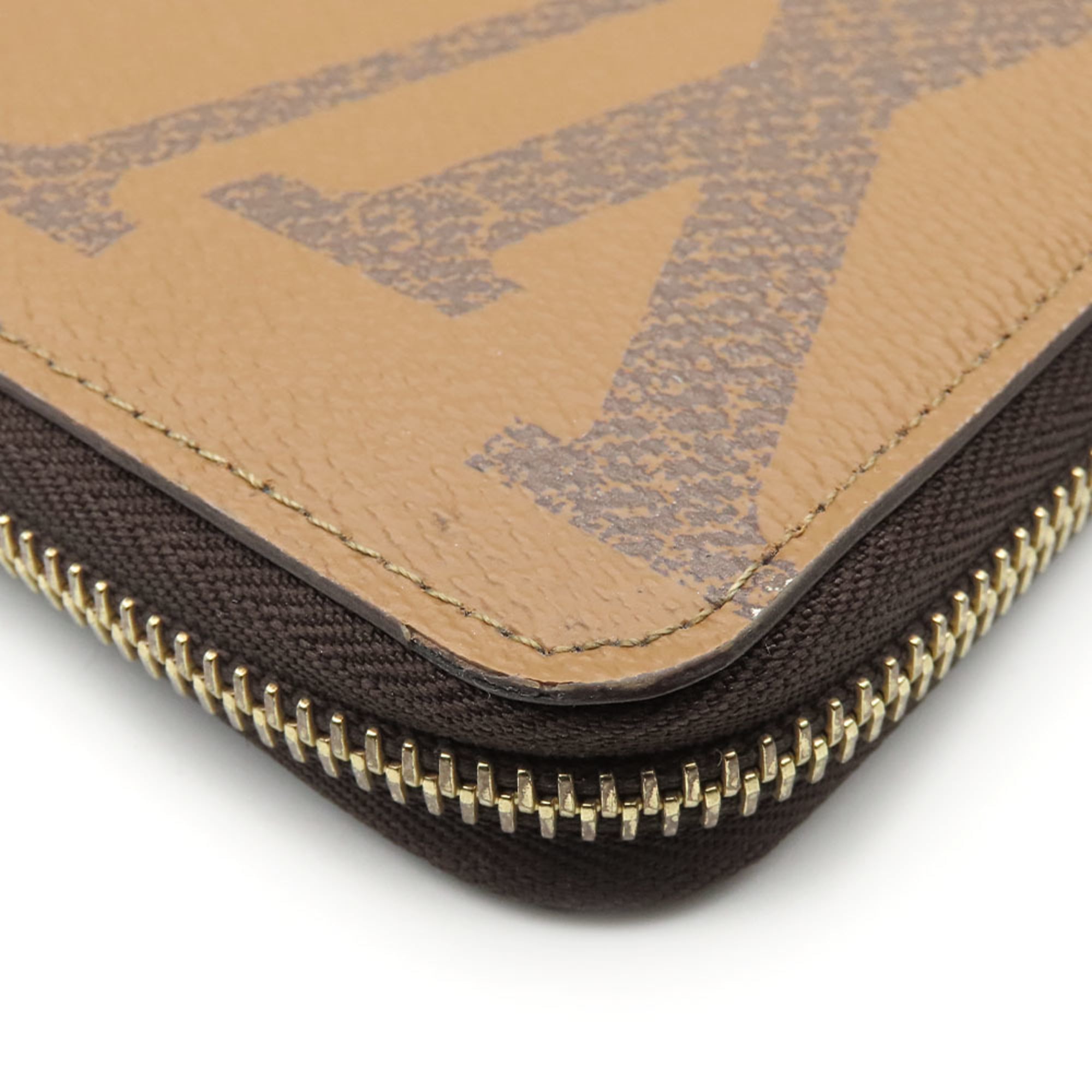 Louis Vuitton Brown Monogram Reverse Long Wallet (Bi-Fold) (Pre-Owned)