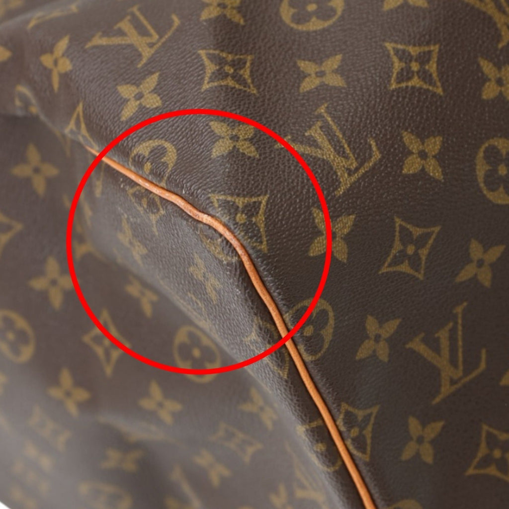 Louis Vuitton Brown Monogram Canvas Boston Bag (Pre-Owned)