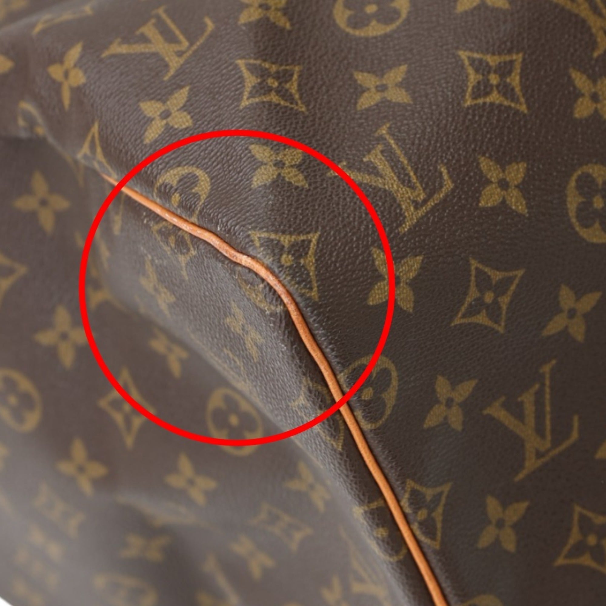 Louis Vuitton Brown Monogram Canvas Boston Bag (Pre-Owned)
