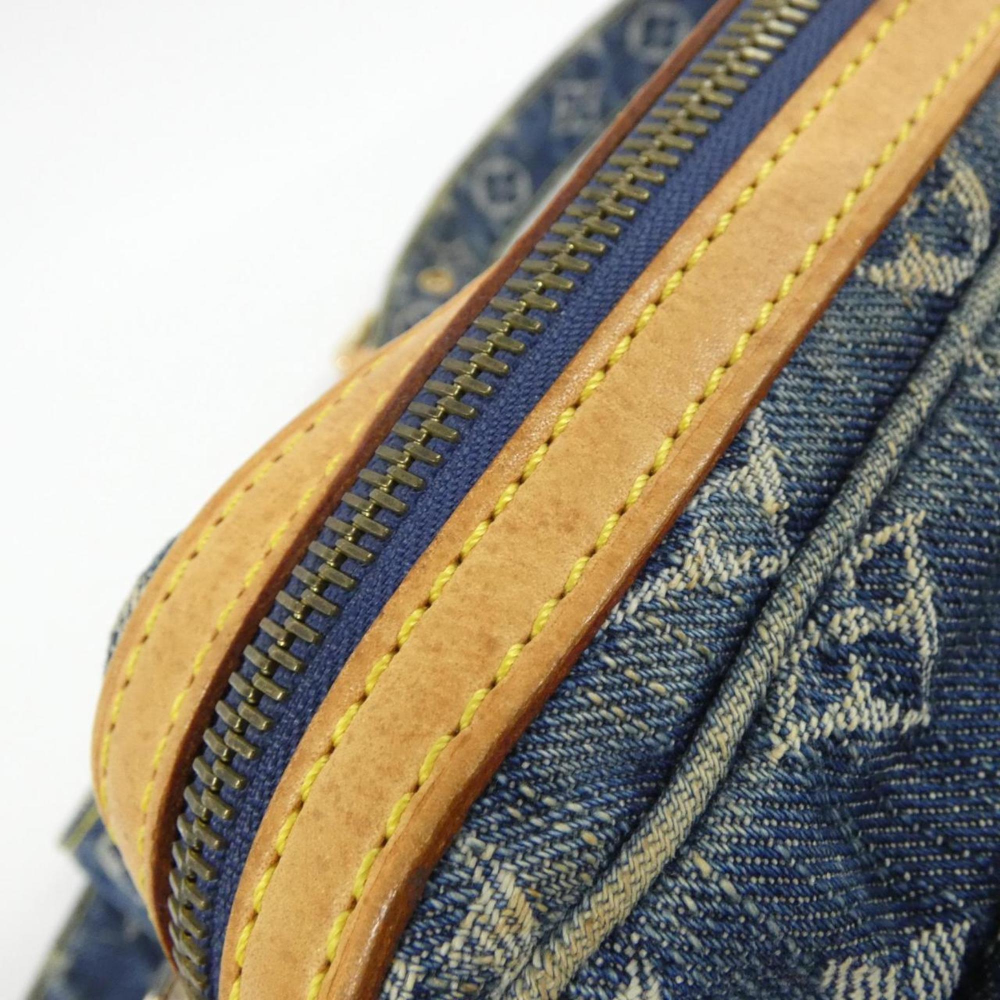 Louis Vuitton Monogram Denim Blue Monogram Denim Shoulder Bag (Pre-Owned)