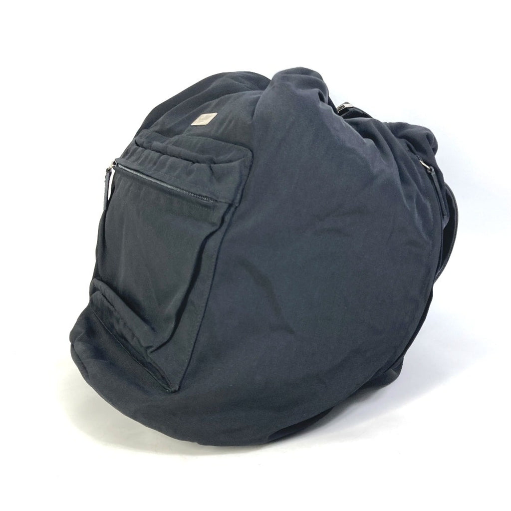 Gucci Black Nylon Leather Backpack (Pre-Owned)