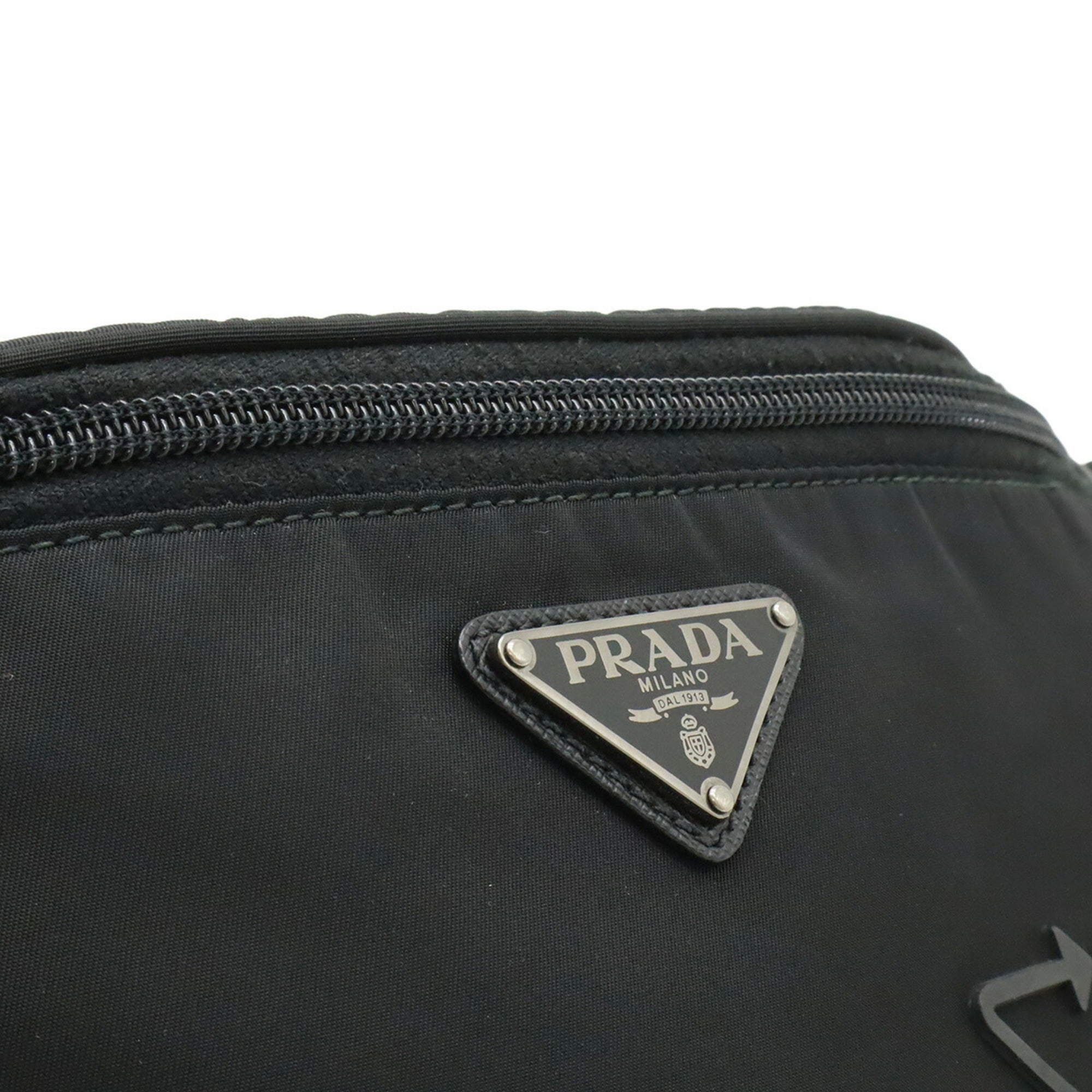 Prada Black Nero Nylon Pouch Sling Bag (Pre-Owned)