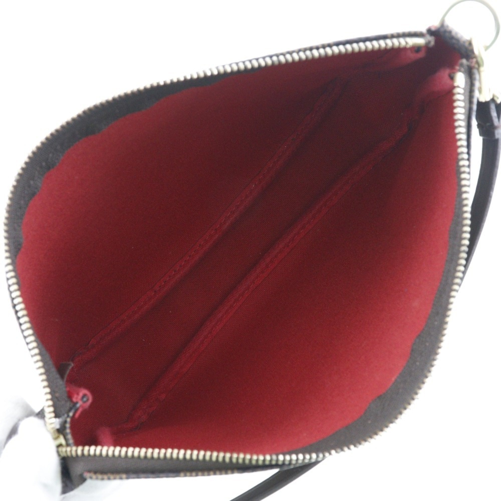 Louis Vuitton Brown Damier Canvas Pouch (Pre-Owned)