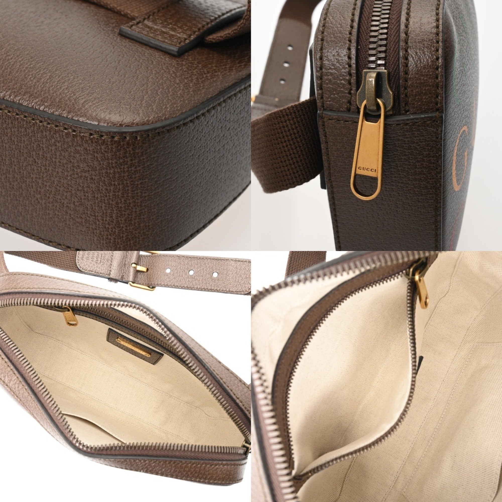 Gucci Brown Multi-Color Sling Bag (Pre-Owned)