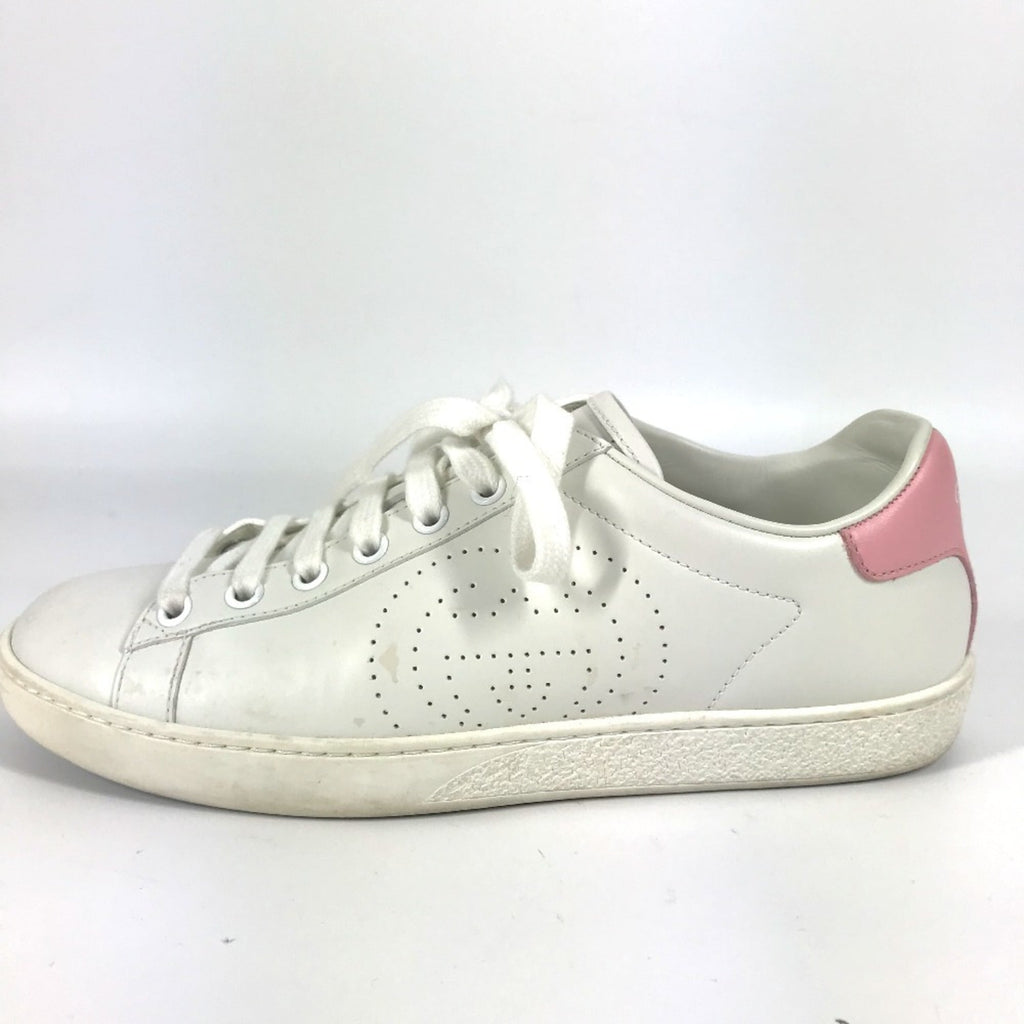Gucci Pink White Sneakers (Pre-Owned)