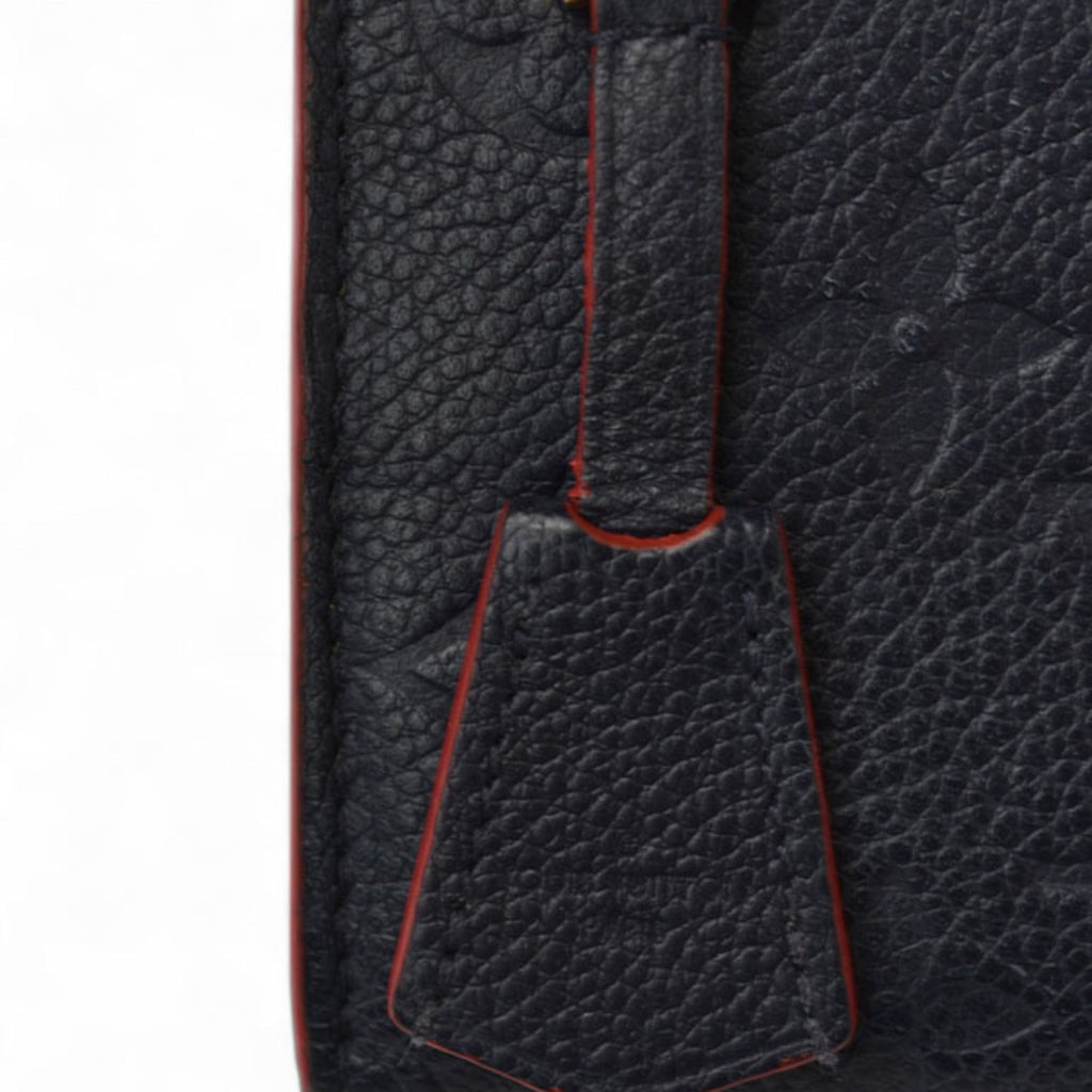 Louis Vuitton Marine Rouge Monogram Monogram Empreinte Long Wallet (Tri-Fold) (Pre-Owned)