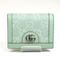 Gucci Pale Green Denim Leather Wallet (Bi-Fold) (Pre-Owned)