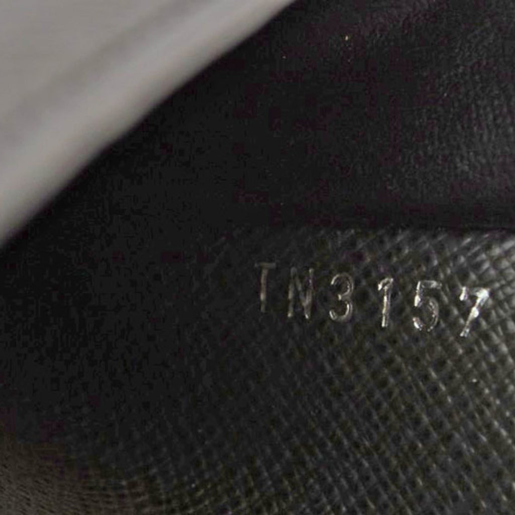 Louis Vuitton Ardoise Navy Leather Long Wallet (Bi-Fold) (Pre-Owned)