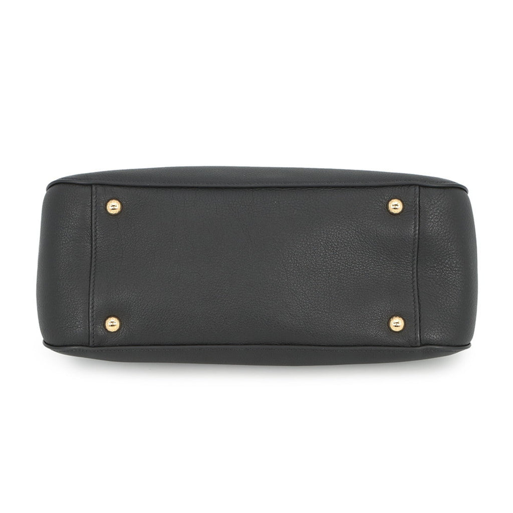 Prada Black Leather Handbag (Pre-Owned)
