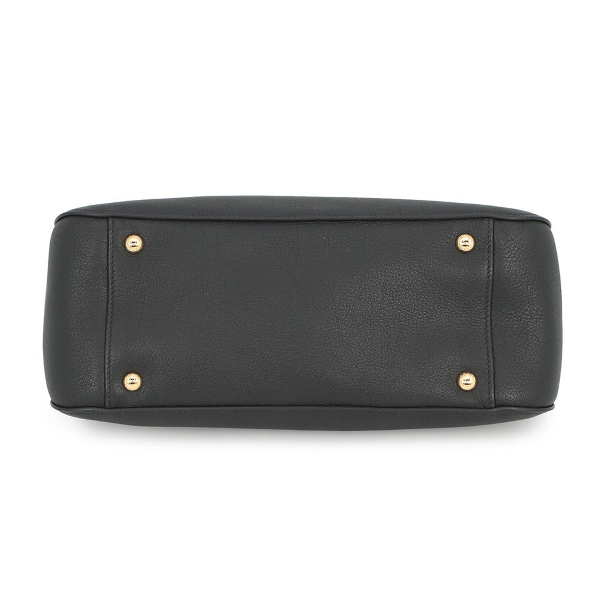 Prada Black Leather Handbag (Pre-Owned)