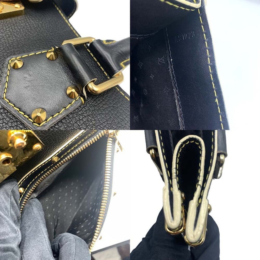Louis Vuitton Black Suhali Leather Handbag Tote Bag (Pre-Owned)