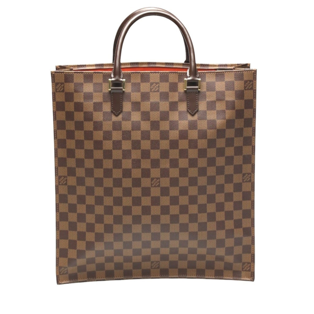 Louis Vuitton Brown Damier Canvas Ebene Damier Canvas Handbag Tote Bag (Pre-Owned)