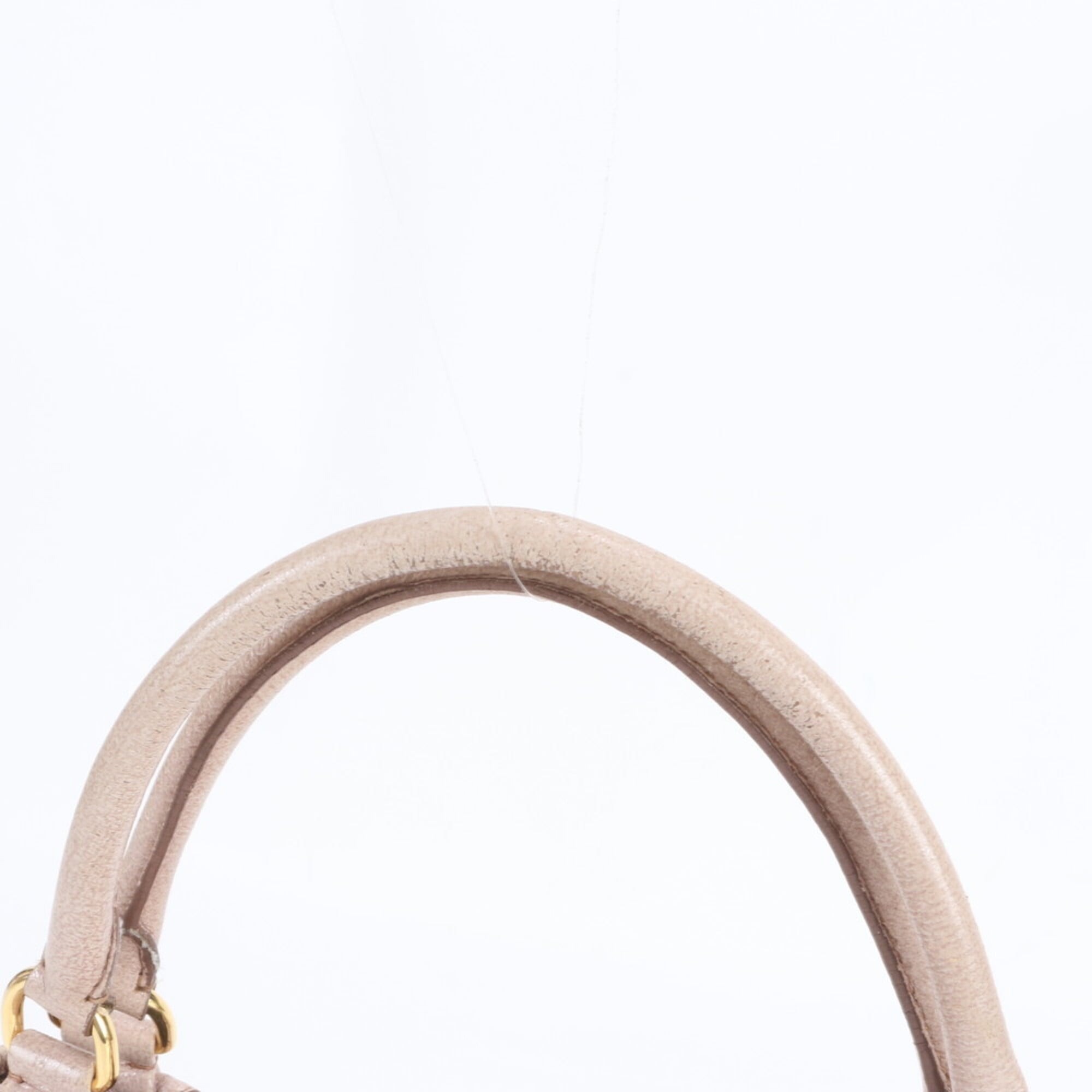 Prada Pink Leather Handbag Tote Bag (Pre-Owned)