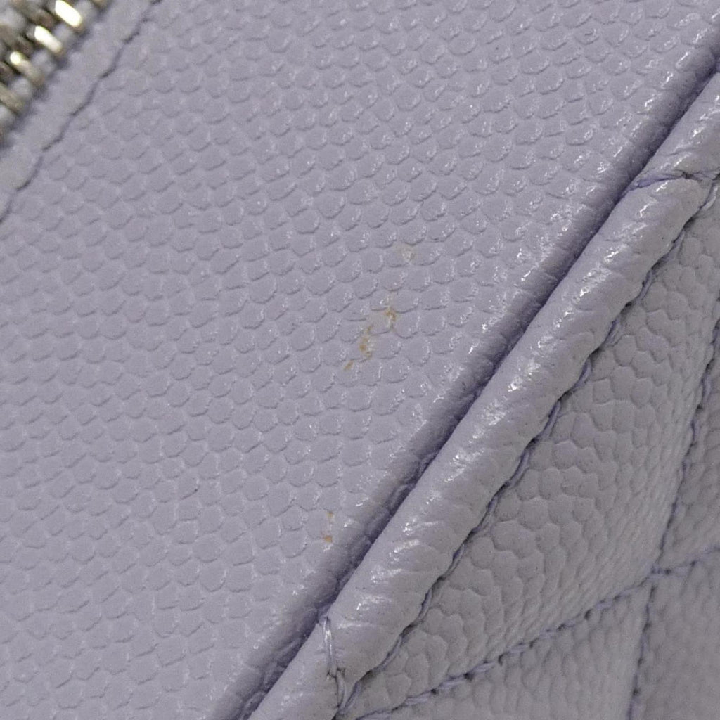 Chanel Light Purple Grained Calfskin Shoulder Bag (Pre-Owned)