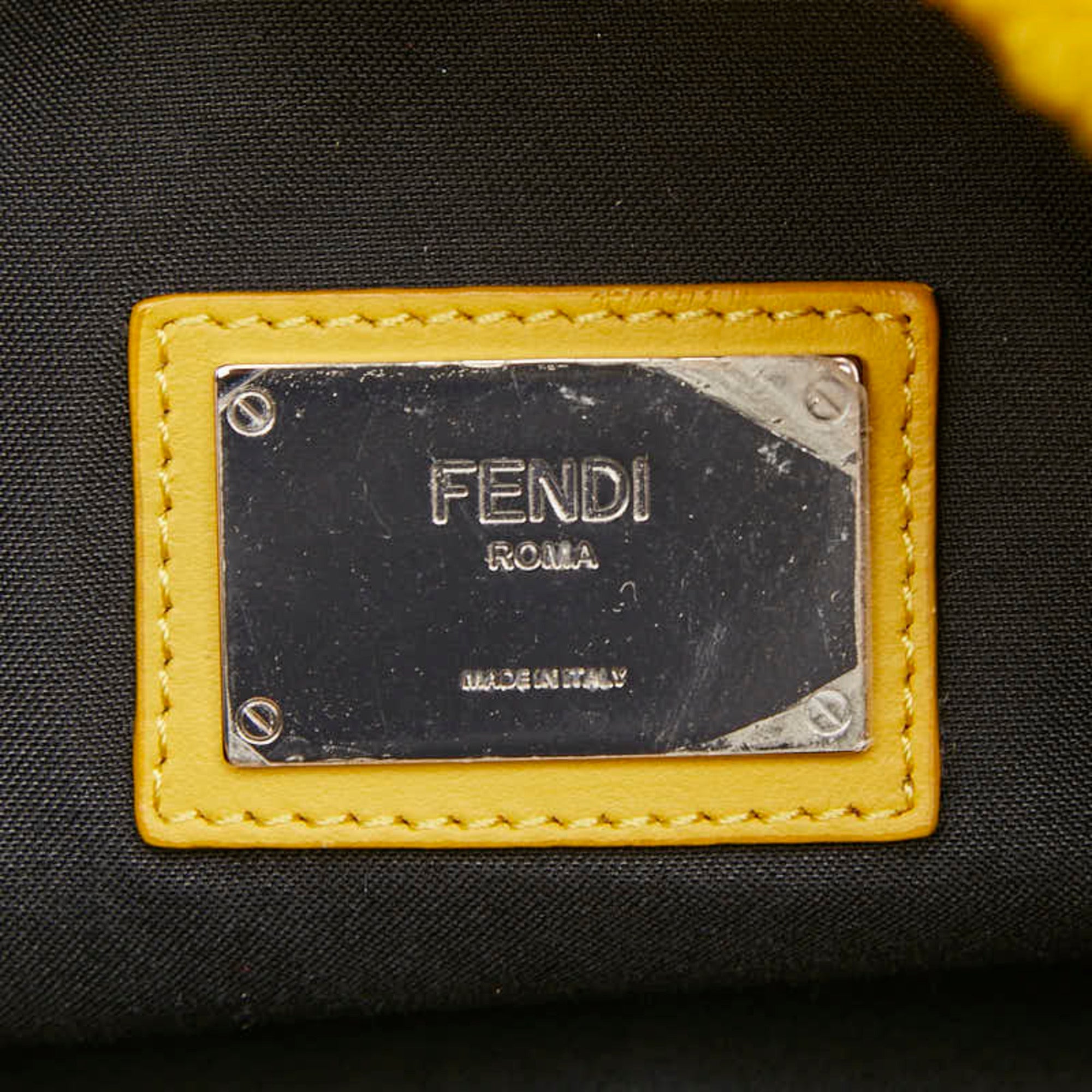 Fendi Yellow Backpack (Pre-Owned)
