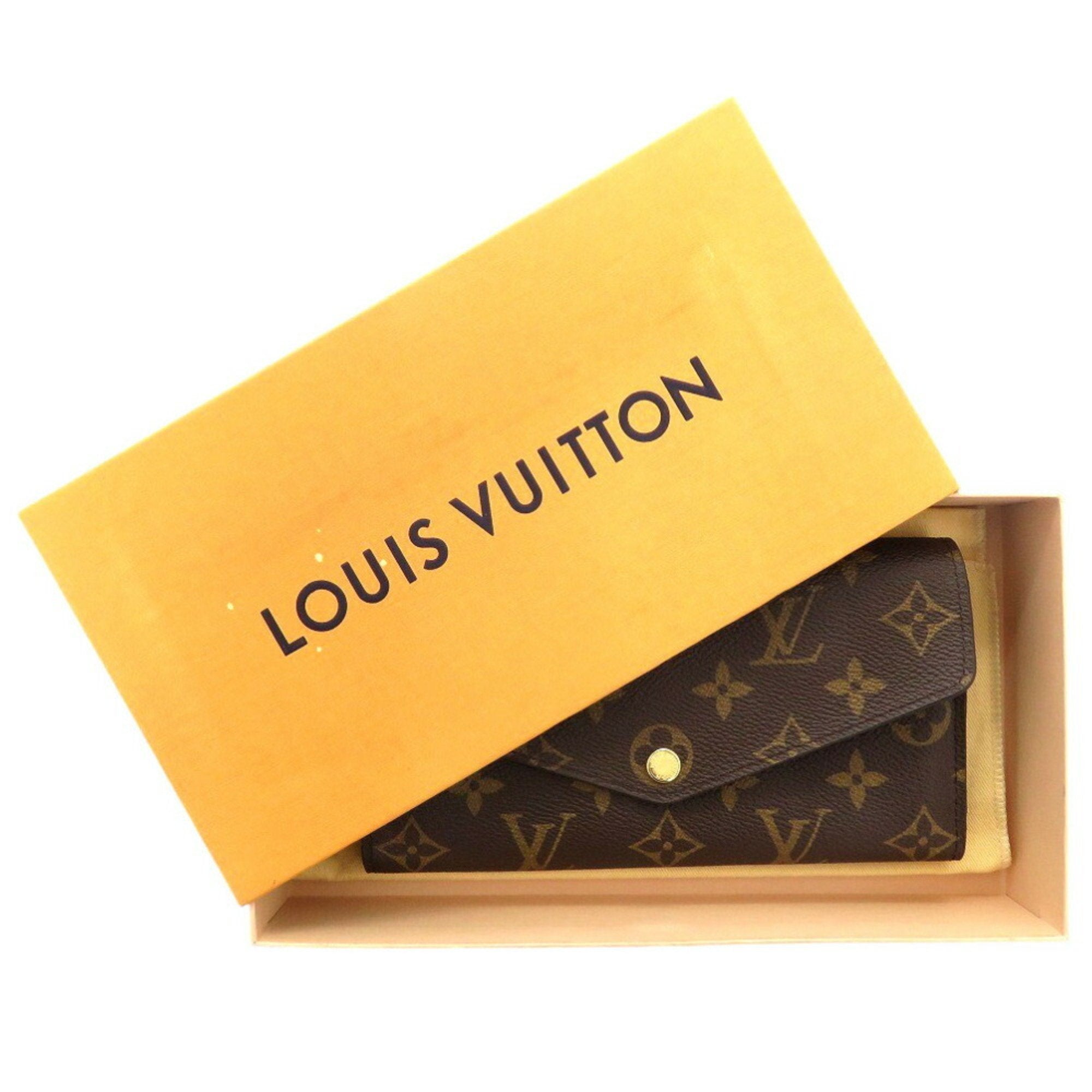 Louis Vuitton Brown Monogram Monogram Long Wallet (Bi-Fold) (Pre-Owned)