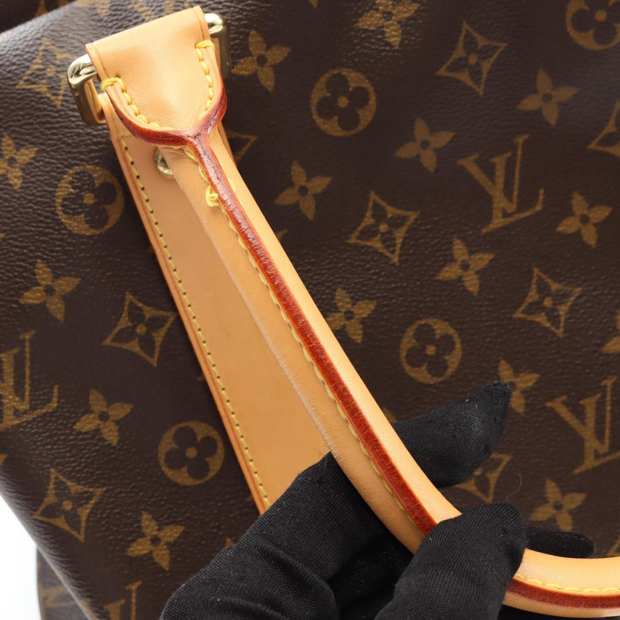 Louis Vuitton Brown Monogram Coated Canvas Boston Bag (Pre-Owned)