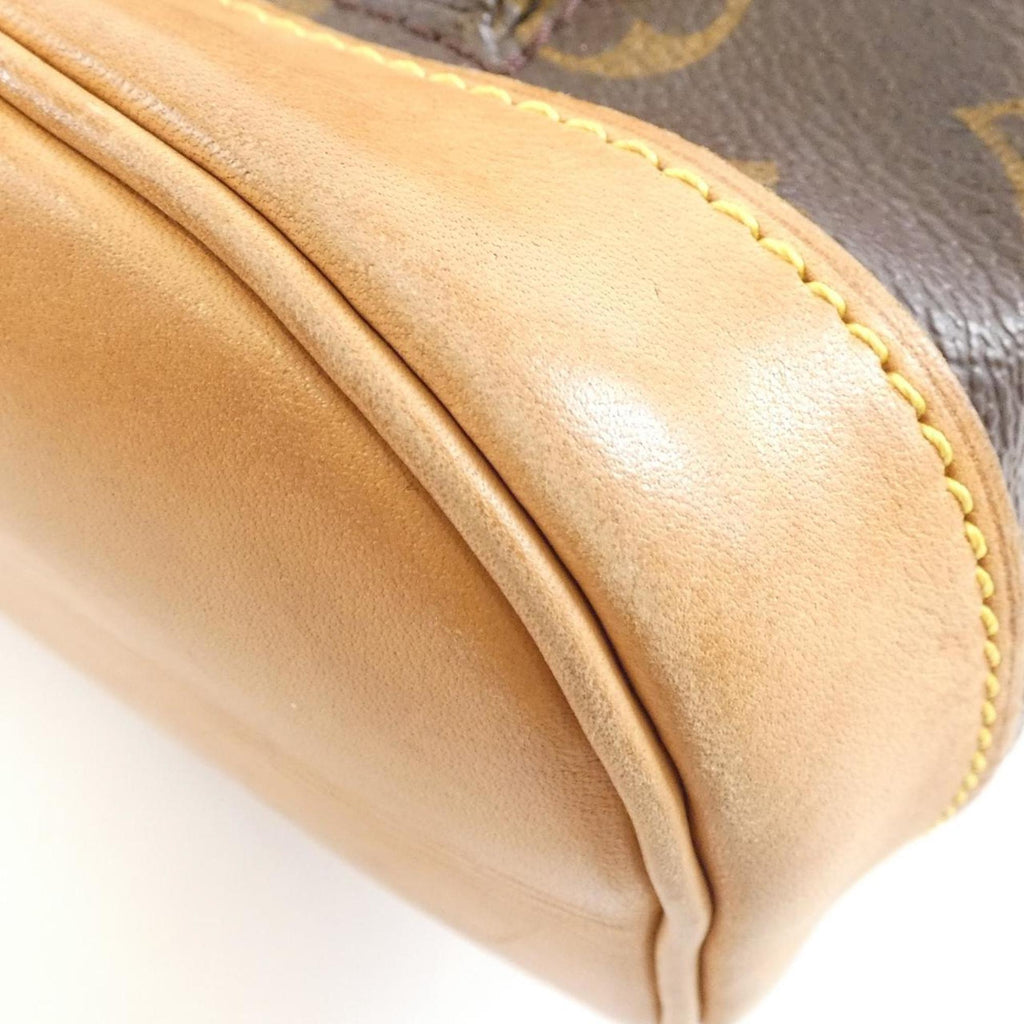 Louis Vuitton Monogram Marron Coated Canvas Backpack (Pre-Owned)