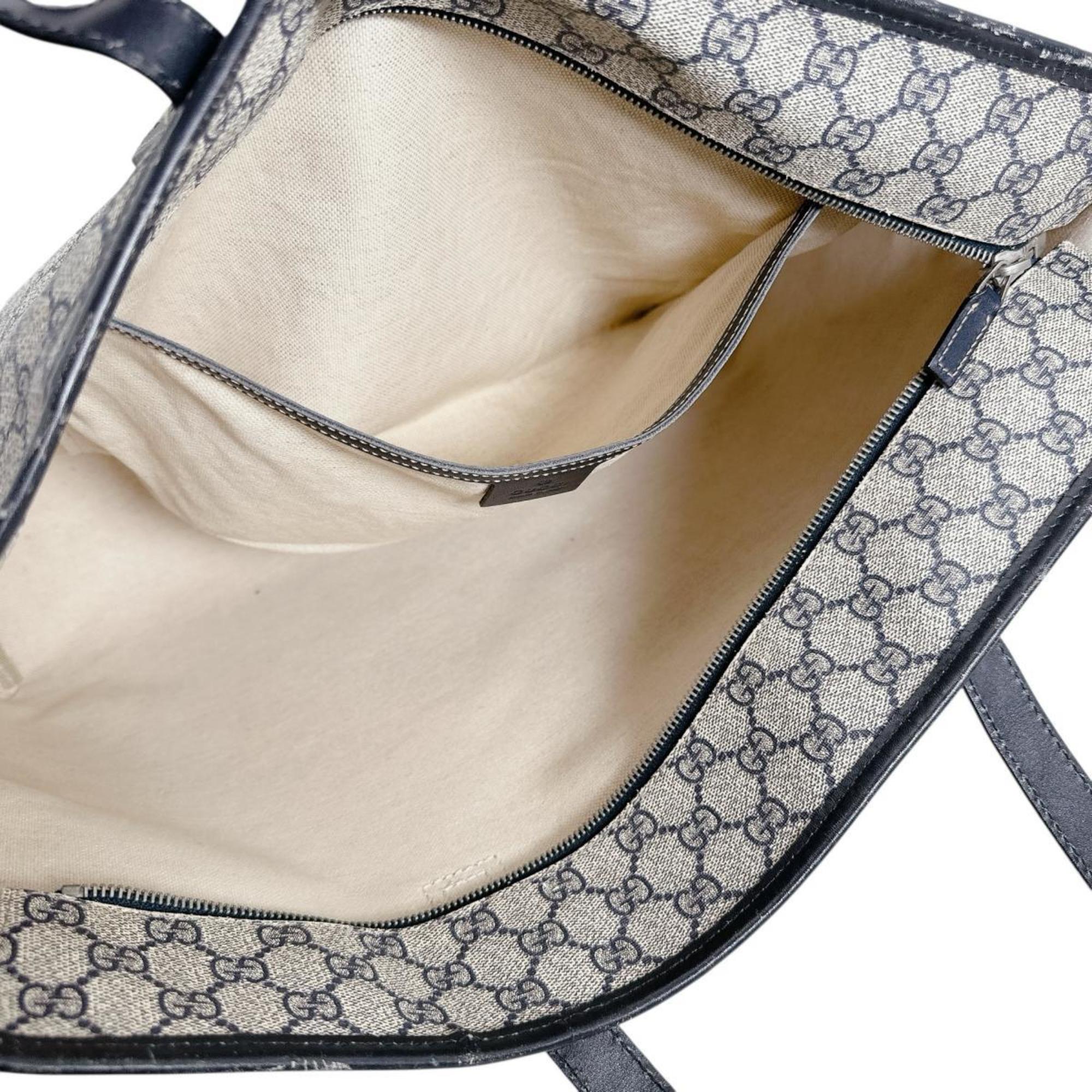 Gucci Gray Pvc Tote Bag (Pre-Owned)