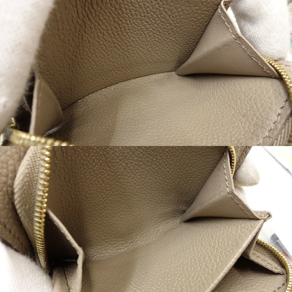 Louis Vuitton Tourterelle Leather Wallet (Bi-Fold) (Pre-Owned)