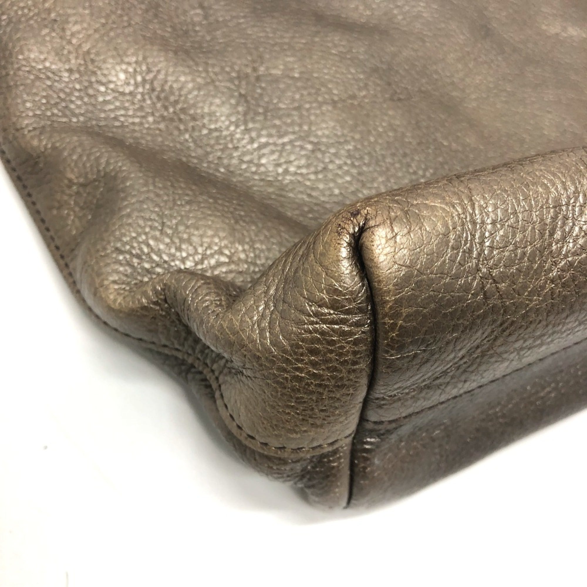 Prada Brown Leather Tote Bag (Pre-Owned)