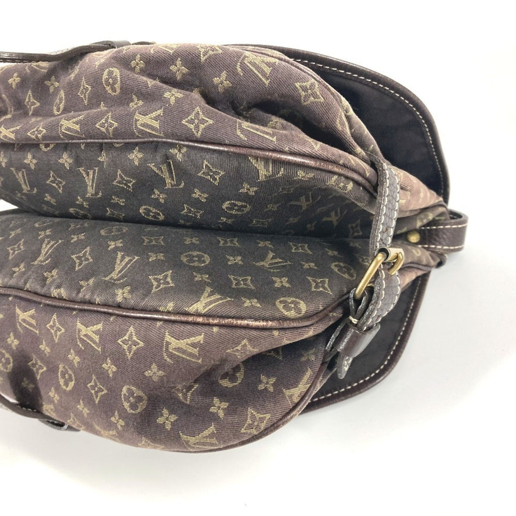 Louis Vuitton Brown Fusain Monogram Mini Lin Shoulder Bag (Pre-Owned)
