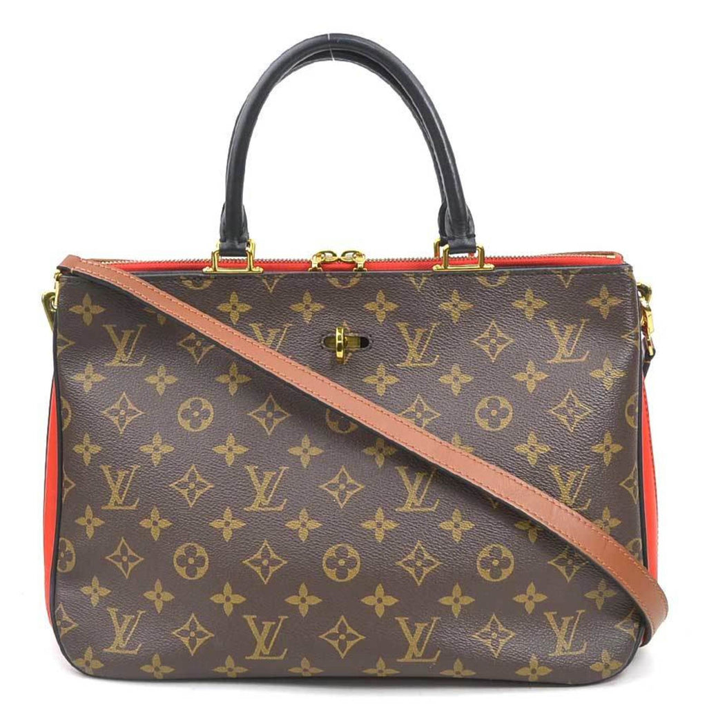 Louis Vuitton Monogram Noir Rouge Monogram Handbag Shoulder Bag (Pre-Owned)
