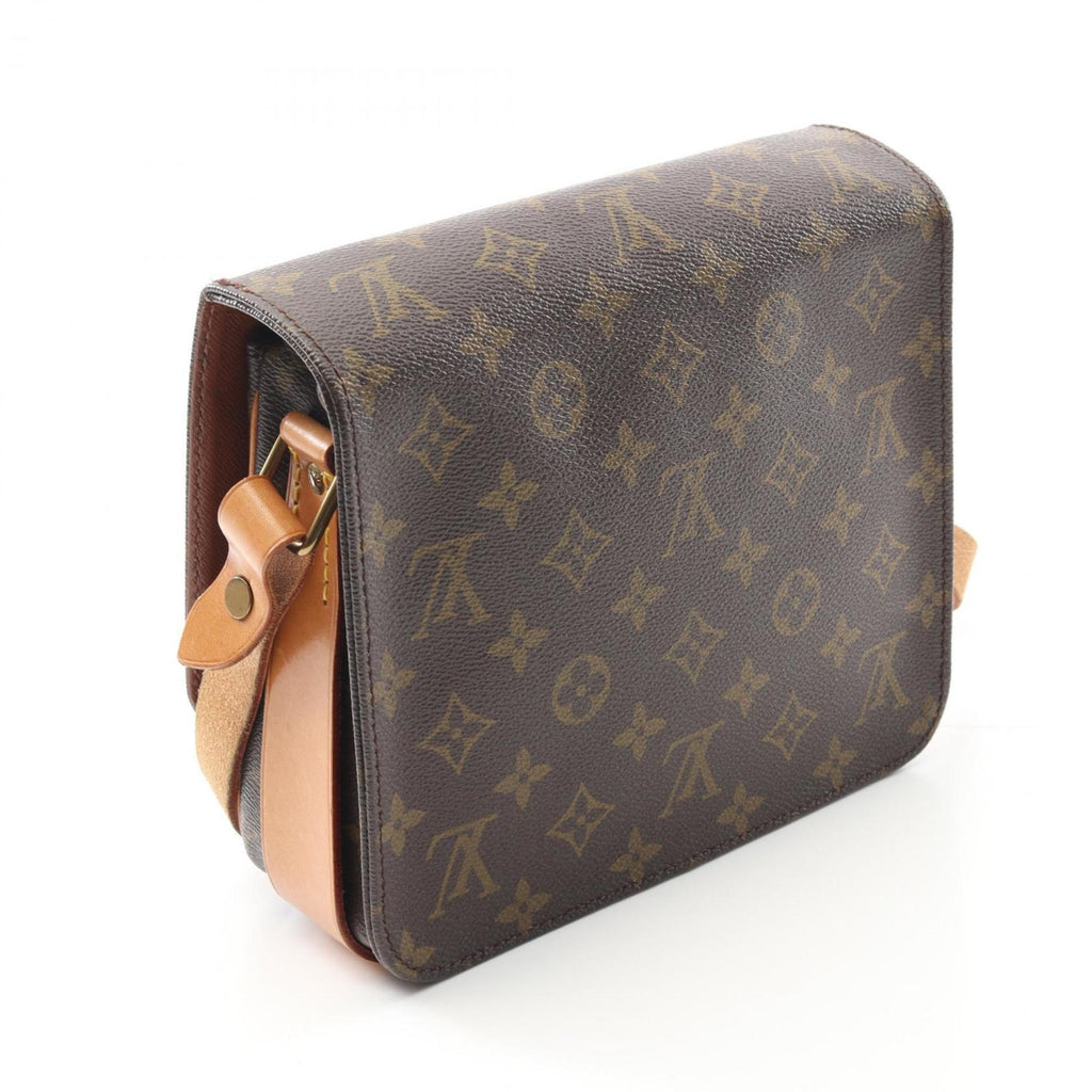 Louis Vuitton Brown Coated Canvas Pvc Monogram Leather Shoulder Bag (Pre-Owned)