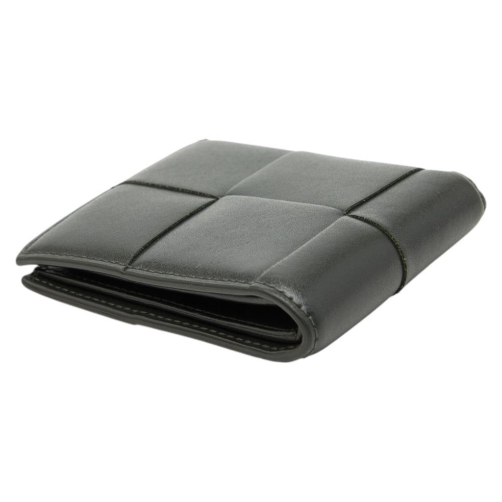 Bottega Veneta Khaki Leather Bill Wallet (Bi-Fold) (Pre-Owned)