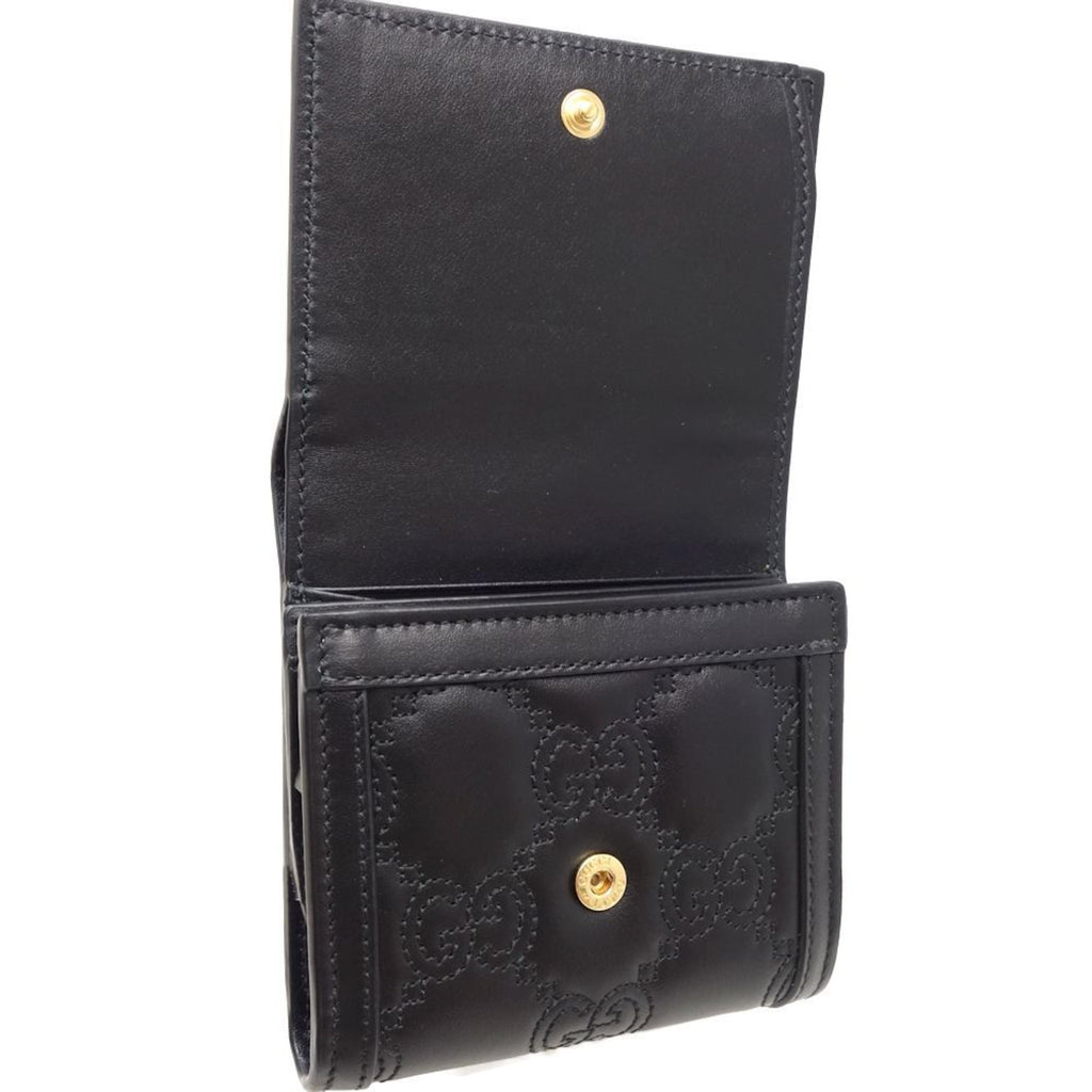 Gucci Black Leather Wallet (Bi-Fold) (Pre-Owned)