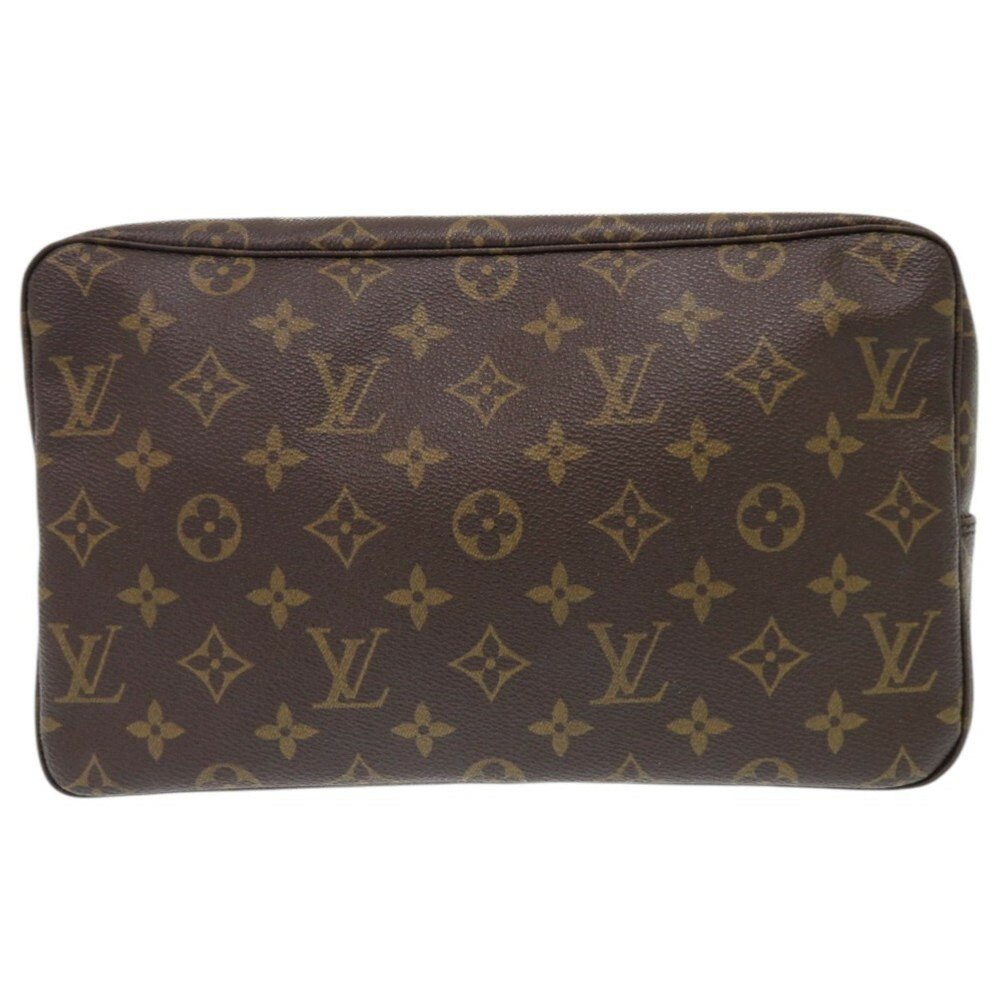 Louis Vuitton Brown Monogram Monogram Clutch Bag Pouch (Pre-Owned)